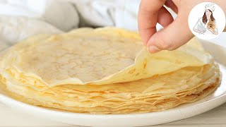 How to make Crepes  French Crepe Recipe [upl. by Yrrak699]