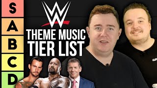 TIER LIST WWE Entrance Themes [upl. by Freudberg]