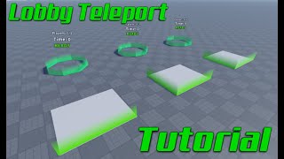 Roblox Scripting  Lobby Player Limit Server Teleporters  Tutorial  Model [upl. by Ethelbert]