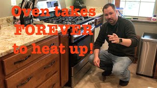 Oven takes forever to preheat Easy FIX [upl. by Graham]