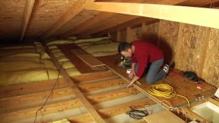 Louisville Ladder Elite Attic Ladder Installation [upl. by Azriel]