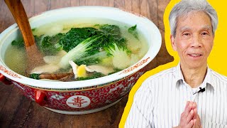 😊 Dads SOOTHING Bok Choy Soup 白菜猪肉汤 [upl. by Leopoldeen371]