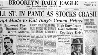 24th October 1929 Wall Street Crash begins on Black Thursday [upl. by Hoi]