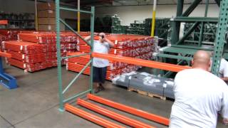 How to Assemble Your Pallet Rack Shelving [upl. by Arin]