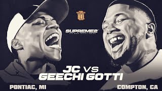 JC VS GEECHI GOTTI SMACK URL RAP BATTLE  URLTV [upl. by Riedel]