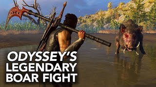 How To Defeat Assassin’s Creed Odysseys Legendary Boar [upl. by Aimee]