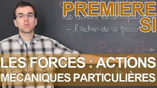 Les forces  actions mécaniques particulières  SI  1ère  Les Bons Profs [upl. by Anirbak950]