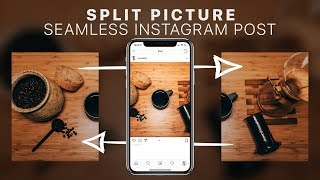 How To Split Pictures For Instagram  Seamless MultiPost Tutorial [upl. by Angelis]