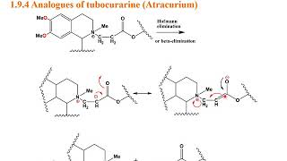 Cholinergic Antagonists Atracurium and Hofmann elimination [upl. by Nosimaj]