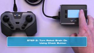 VEX IQ  Pairing the Controller amp Robot Brain [upl. by Narrad]