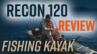 Wilderness Systems Recon 120 HD Review  Pedal drive fishing kayak [upl. by Bernardo547]