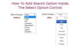 dropdown autocomplete search  autocomplete select option  jquery javascript [upl. by Chloe]