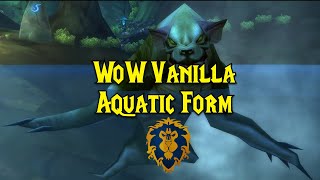 WoW Vanilla  Druid Quest  Aquatic Form [upl. by Glenna960]