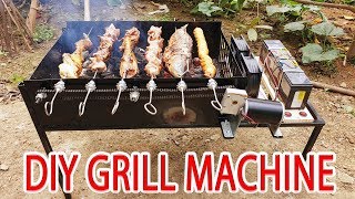 Build Grill Machine BBQ Grill At Home [upl. by Chrystel]