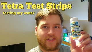 Tetra Test Strips  Testing My Water [upl. by Esiralc526]