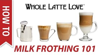 Milk Frothing for Beginners [upl. by Warram39]