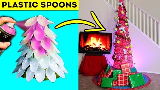 Trying 7 Fun Christmas Decorations and Life Hacks By Crafty Panda and 5 Minute Crafts [upl. by Fleisher]