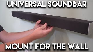 How To Mount Soundbar To The Wall In 15 Minutes [upl. by Janeczka]