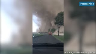 Tornado in NordrheinWestfalen [upl. by Ellehsal61]