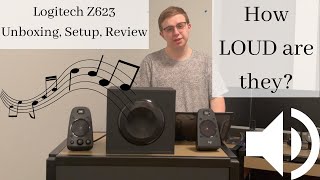 Why did I BUY these CRAZY LOUD Speakers  Logitech Z623 21 Speaker System Unboxing Setup amp Review [upl. by Aniled]