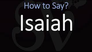 How to Pronounce Isaiah CORRECTLY Hebrew Prophet Name Pronunciation [upl. by Cram717]