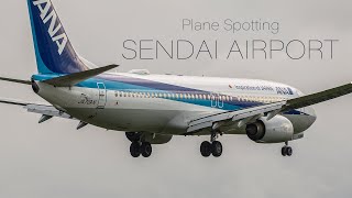 仙台空港 飛行機離着陸風景 Japan 5K Plane Spotting at Sendai Airport 高画質航空動画 Landing amp Take off [upl. by Marashio979]