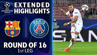 Barcelona vs Paris SaintGermain Extended Highlights  UCL on CBS Sports [upl. by Nwahsav]