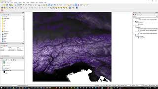 Generating Contours from Raster in QGIS [upl. by Nyladnor]