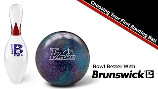 Bowl Better With Brunswick  Choosing Your First Bowling Ball [upl. by Nerra39]