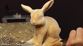 Bildhauer Tutorial  Hase Schnitzen 🐇 [upl. by Estel]