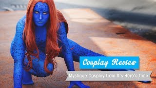 Mystique from XMen Makeup and Body Paint Halloween Makeup 2020 [upl. by Chrisman]