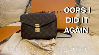 Pochette Metis Unboxing  Louis Vuitton Unboxing [upl. by Nonnahsal]