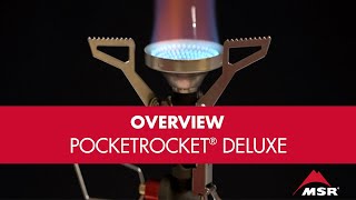 MSR® PocketRocket® Deluxe Stove [upl. by Crutcher]