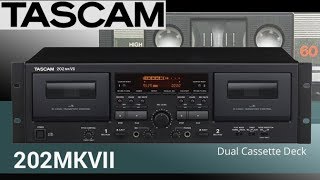 New TASCAM 202ᴍᴋVII cassette deck  Detailed review [upl. by Hay]