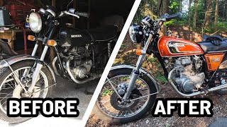 Motorcycle Restoration  Honda CB 250 [upl. by Ettenrahc58]