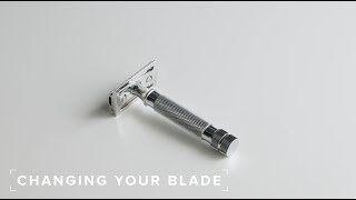 How to Put Blades in a Safety Razor [upl. by Reivilo]