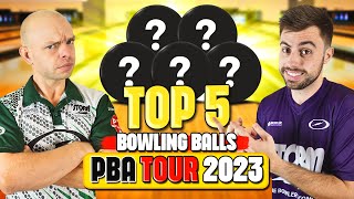 Top 5 Bowling Balls Thrown On The 2023 PBA Tour [upl. by Rollins]