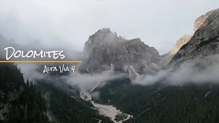 Dolomites  Alta Via 4  4K Cinematic Drone Video [upl. by Deden]