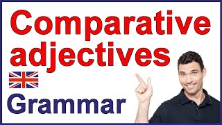 Comparative adjectives  English grammar lesson [upl. by Dreeda]