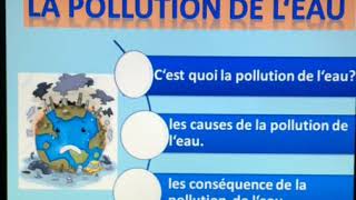 La pollution de leau  4AP [upl. by Meier]