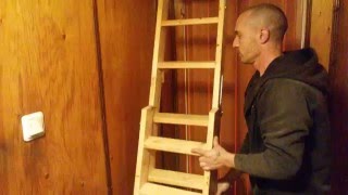 homemade attic ladder [upl. by Nicolas]