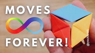 How to Make a Paper Moving Flexagon  Fun amp Easy Origami  Better than Fidget Spinner YochiCraft [upl. by Meehar]