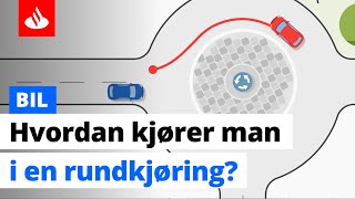 Hvordan kjører man i en rundkjøring [upl. by Anoyek]