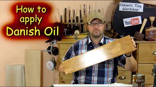 How to apply Danish Oil [upl. by Alrep]