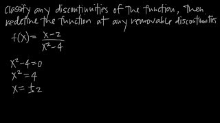 How to find REMOVABLE DISCONTINUITIES KristaKingMath [upl. by Nomolos]