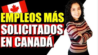 LISTA de Profesiones con más demanda en Canadá [upl. by Disharoon255]