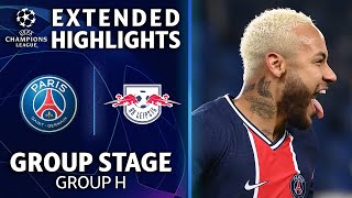 Paris SaintGermain vs RB Leipzig Extended Highlights  UCL on CBS Sports [upl. by Netsirhc]