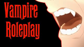 Vampire Boyfriend Feeds On You  ASMR Male Vampire Feeding Roleplay Gender Neutral M4A [upl. by Naveb]