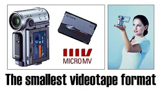 MicroMV The worlds smallest videotape format [upl. by Ulberto]