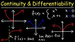 Continuity and Differentiability [upl. by Winchell]